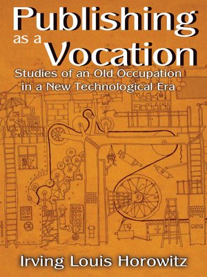 cover image of Publishing as a Vocation